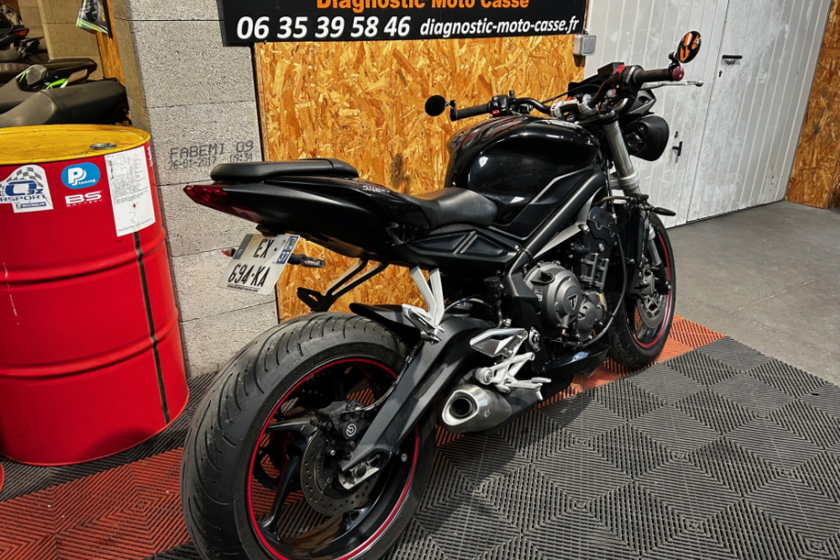 TRIUMPH 660 S STREET TRIPLE 2018, Saint-Étienne, Diagnostic Moto Casse