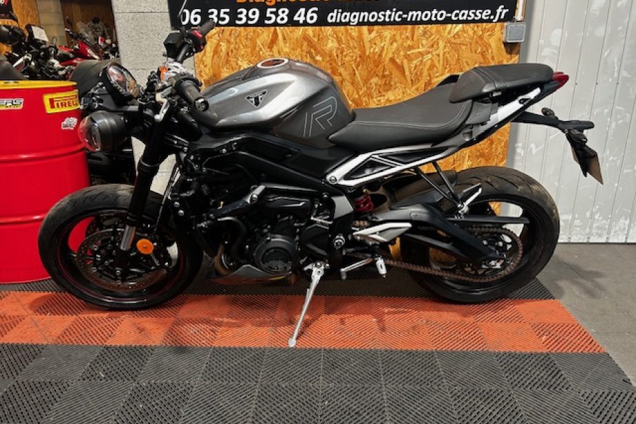 TRIUMPH 765 R 2023, Saint-Étienne, Diagnostic Moto Casse