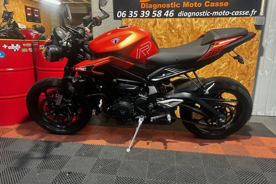 TRIUMPH 765 R 2024, Saint-Étienne, Diagnostic Moto Casse