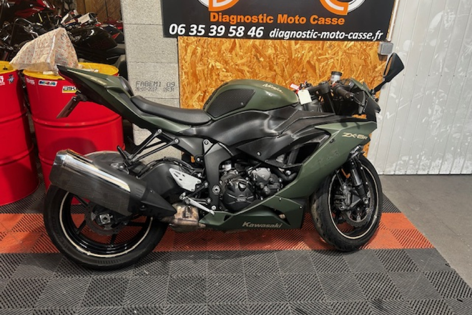 KAWASAKI ZX6R 636 2019 , Saint-Étienne, Diagnostic Moto Casse