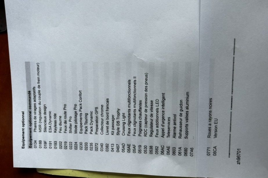 BMW R 1250 GSA TROPHY 2023, Saint-Étienne, Diagnostic Moto Casse