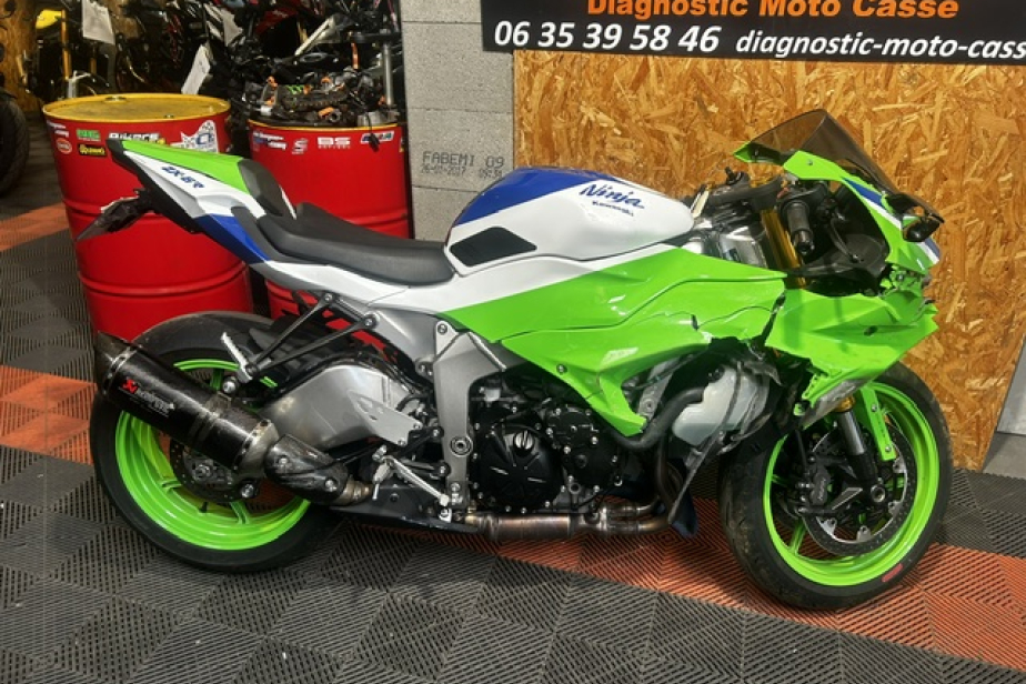KAWASAKI ZX6R 2024 40 eme Anniversaire, Saint-Étienne, Diagnostic Moto Casse