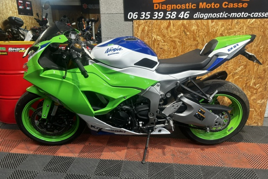 KAWASAKI ZX6R 2024 40 eme Anniversaire, Saint-Étienne, Diagnostic Moto Casse