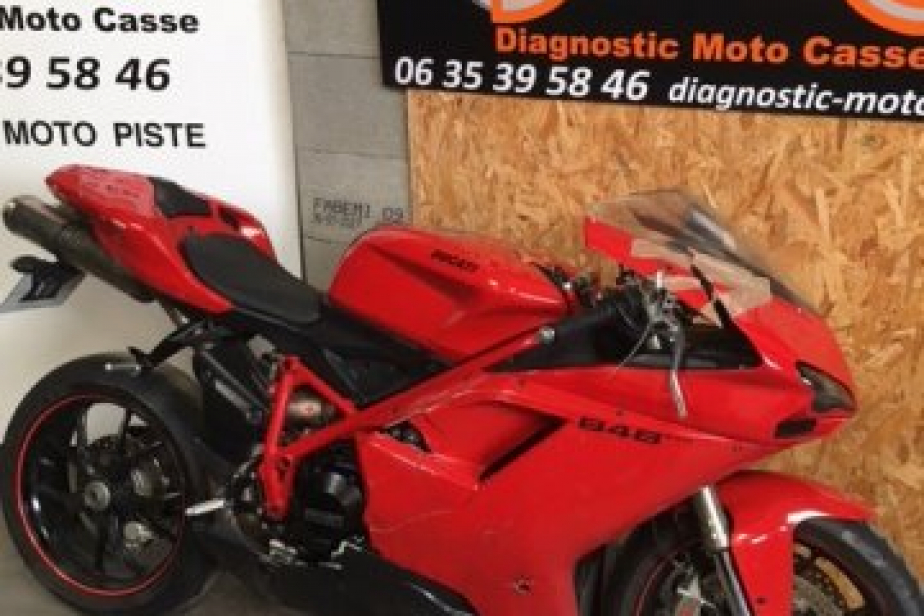 DUCATI 848 EVO 2011, Saint-Étienne, Diagnostic Moto Casse