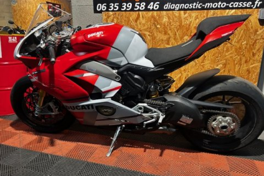 DUCATI PANIGALE V4S CORSE 2019, Saint-Étienne, Diagnostic Moto Casse