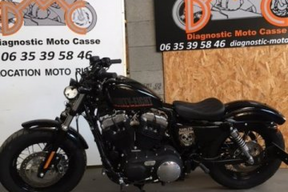Harley Davidson 1200 Sportster 2014 forty eight, Saint-Étienne, Diagnostic Moto Casse