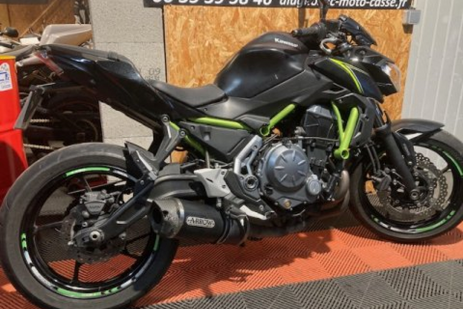 KAWASAKI Z650 2018, Saint-Étienne, Diagnostic Moto Casse