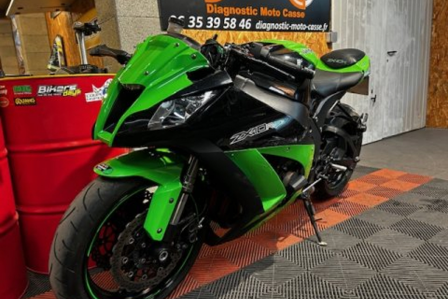 KAWASAKI ZX10R 2014, Saint-Étienne, Diagnostic Moto Casse