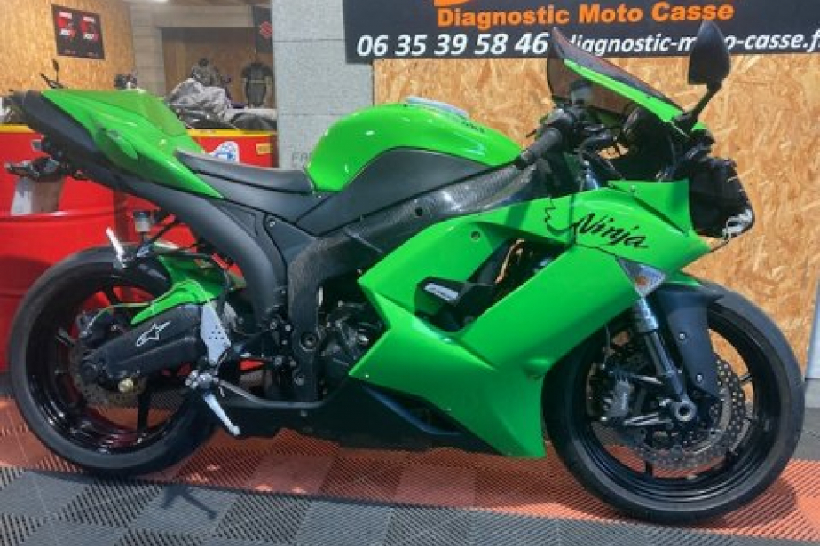 KAWASAKI ZX6R 2008, Saint-Étienne, Diagnostic Moto Casse