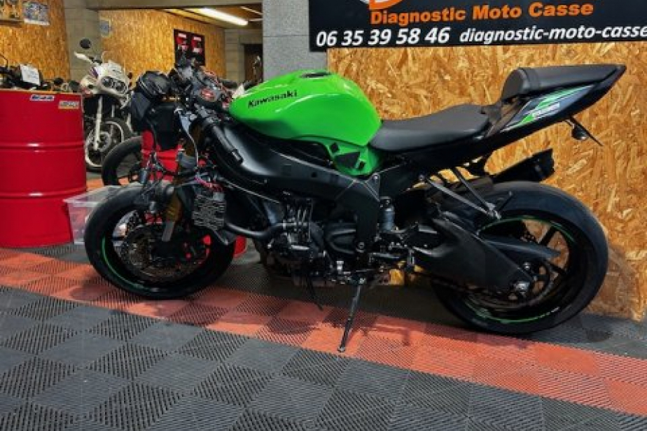 KAWASAKI ZX6R 2014, Saint-Étienne, Diagnostic Moto Casse
