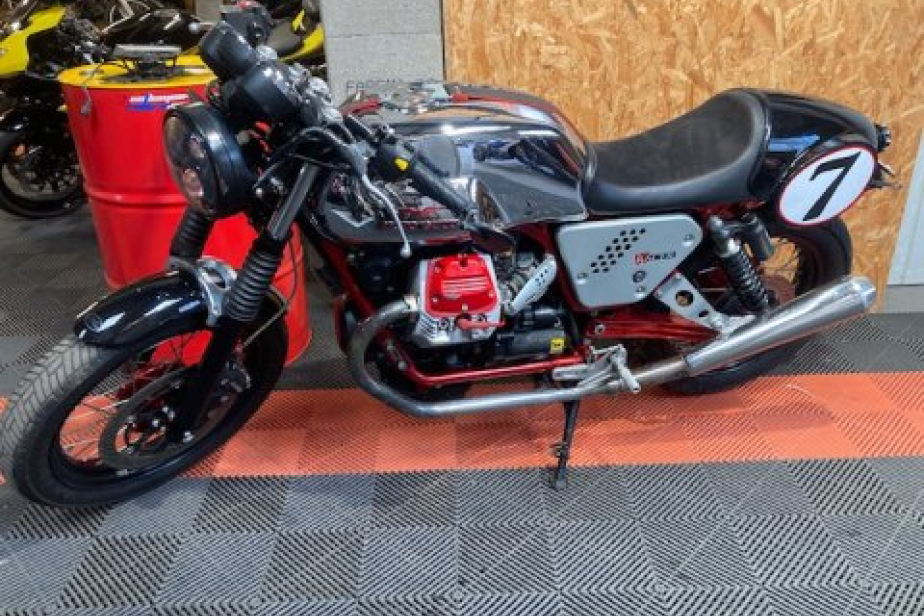 Moto Guzzi V7 racer 2010, Saint-Étienne, Diagnostic Moto Casse