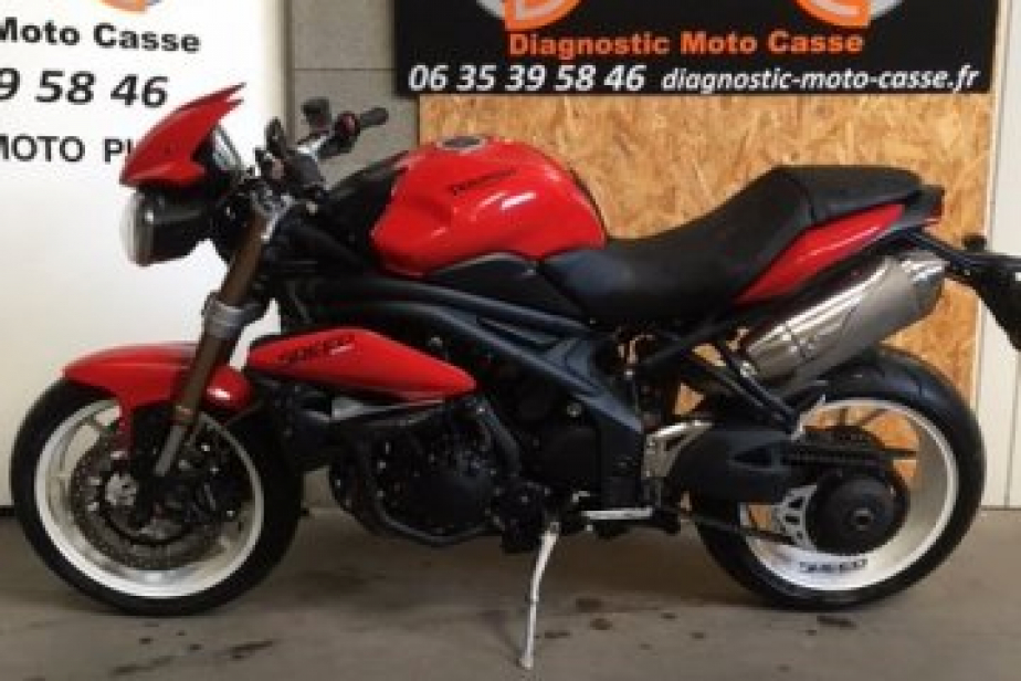Triumph 1050 speed triple 2011, Saint-Étienne, Diagnostic Moto Casse