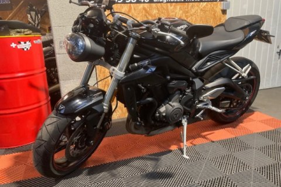 Triumph 660 street triple A2, Saint-Étienne, Diagnostic Moto Casse