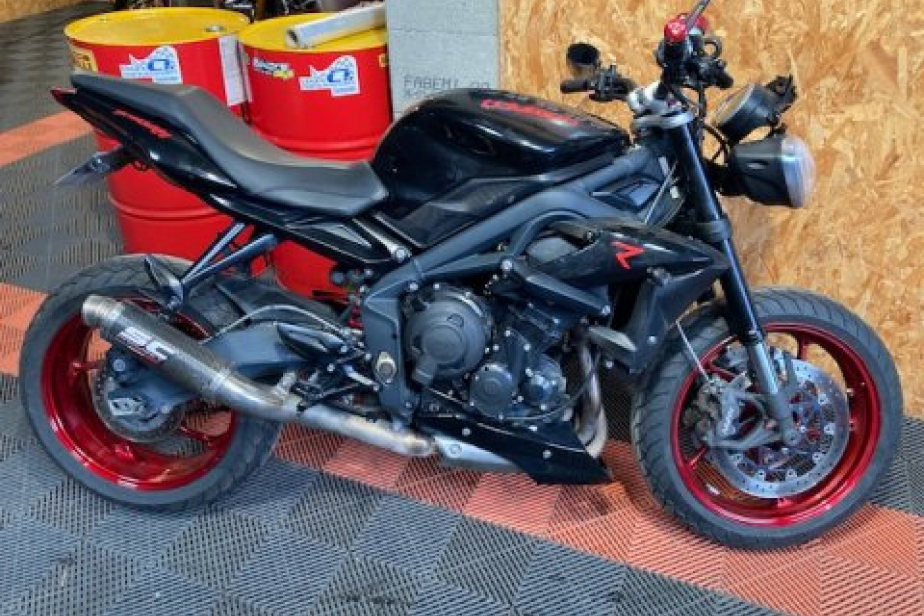 TRIUMPH 675 R STREET TRIPLE 2014 ABS, Saint-Étienne, Diagnostic Moto Casse