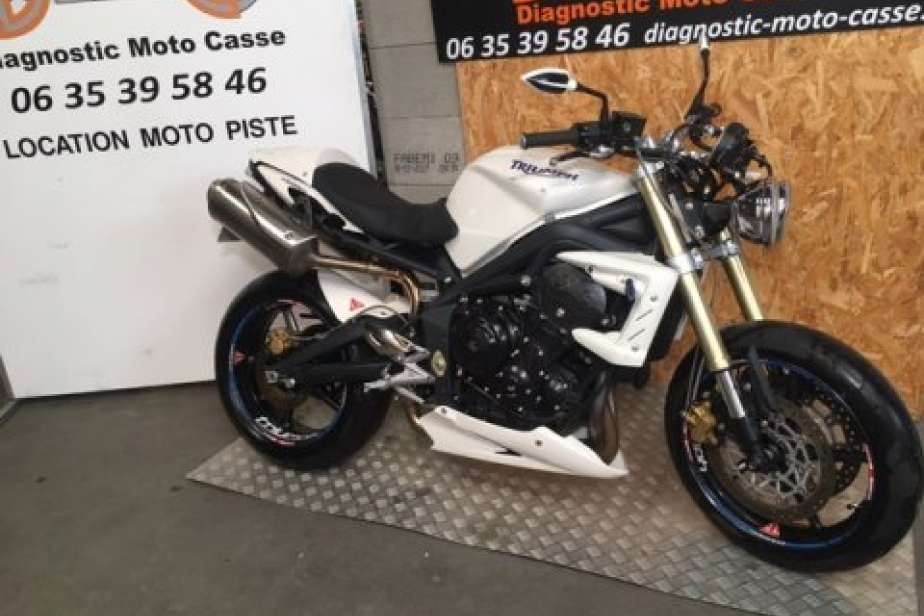 Triumph 675 street triple 2009, Saint-Étienne, Diagnostic Moto Casse