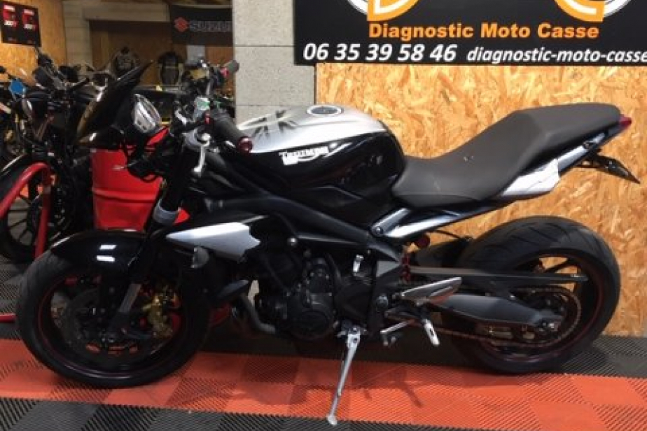 Triumph 675 street triple R 2016, Saint-Étienne, Diagnostic Moto Casse
