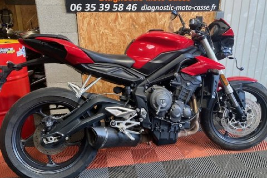 TRIUMPH STREET TRIPLE 660 S A2 2019, Saint-Étienne, Diagnostic Moto Casse