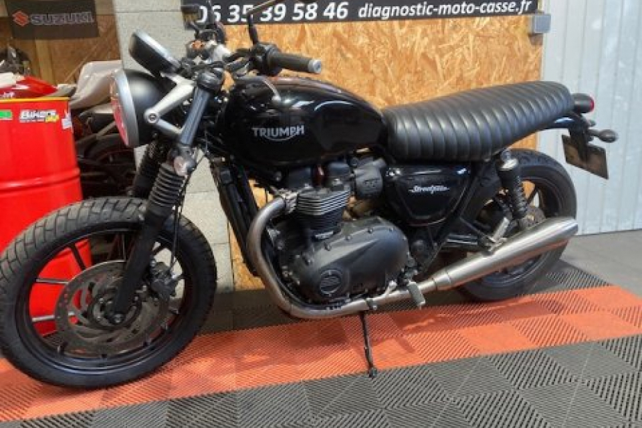 TRIUMPH STREET TWIN 2017, Saint-Étienne, Diagnostic Moto Casse