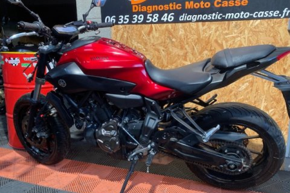 YAMAHA MT07 2016, Saint-Étienne, Diagnostic Moto Casse
