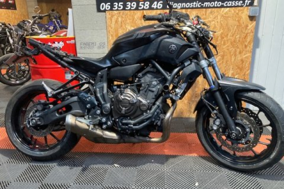 YAMAHA MT07 2017 ABS BRIDEE A2, Saint-Étienne, Diagnostic Moto Casse