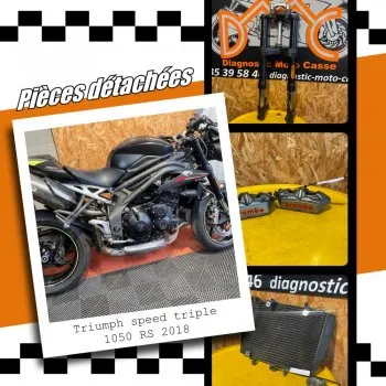 Pièces détachées Triumph speed 1050 RS 2019, Saint-Étienne, Diagnostic Moto Casse