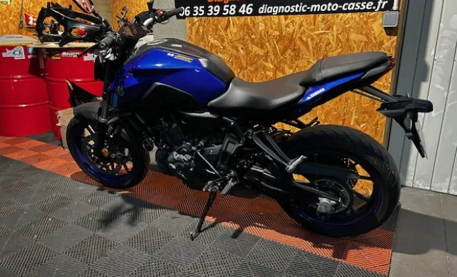 YAMAHA MT07 2023, Saint-Étienne, Diagnostic Moto Casse