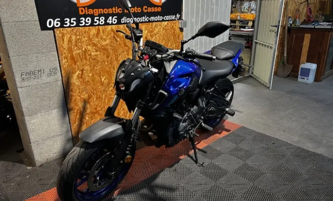 YAMAHA MT07 2023, Saint-Étienne, Diagnostic Moto Casse
