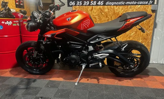TRIUMPH 765 R 2024, Saint-Étienne, Diagnostic Moto Casse