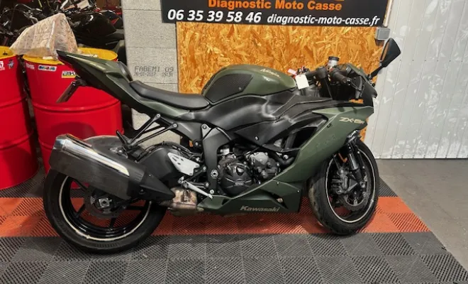 KAWASAKI ZX6R 636 2019 , Saint-Étienne, Diagnostic Moto Casse