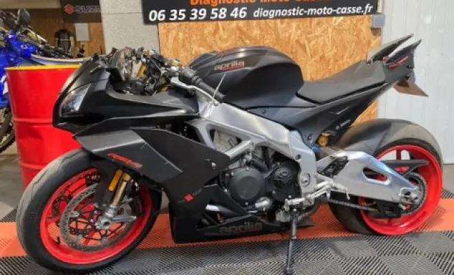 APRILIA 1100 RSV4 RF FACTORY 2019, Saint-Étienne, Diagnostic Moto Casse