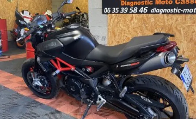 APRILIA 900 SHIVER 2020, Saint-Étienne, Diagnostic Moto Casse