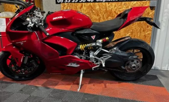 DUCATI PANIGALE V2 2020, Saint-Étienne, Diagnostic Moto Casse