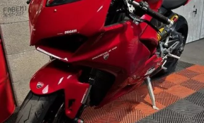 DUCATI PANIGALE V2 2020, Saint-Étienne, Diagnostic Moto Casse