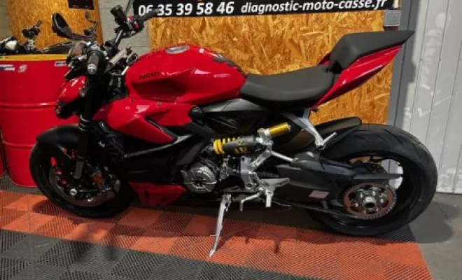DUCATI STREETFIGHTER V2 2024, Saint-Étienne, Diagnostic Moto Casse