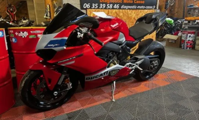 DUCATI V4 PANIGALE 2021, Saint-Étienne, Diagnostic Moto Casse