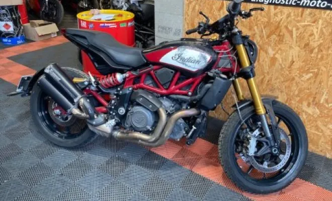 INDIAN 1200 FTR CARBONE 2021, Saint-Étienne, Diagnostic Moto Casse