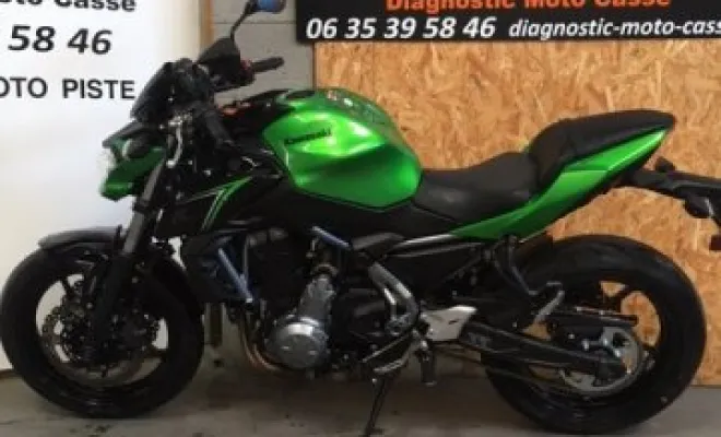 KAWASAKI Z 650 2018, Saint-Étienne, Diagnostic Moto Casse