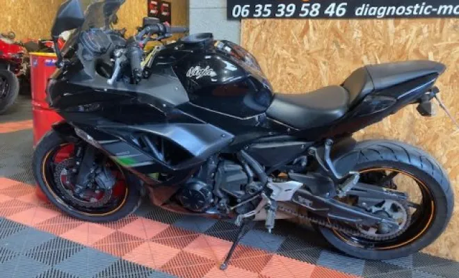 Kawasaki Z650 2019, Saint-Étienne, Diagnostic Moto Casse