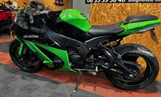 KAWASAKI ZX10R 2014, Saint-Étienne, Diagnostic Moto Casse