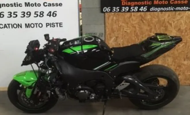 KAWASAKI ZX10R 2017, Saint-Étienne, Diagnostic Moto Casse