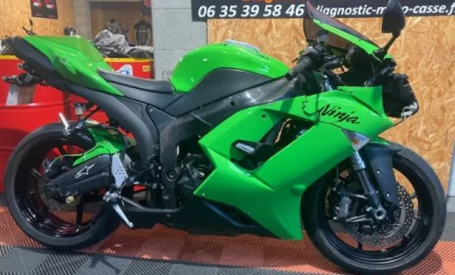 KAWASAKI ZX6R 2008, Saint-Étienne, Diagnostic Moto Casse