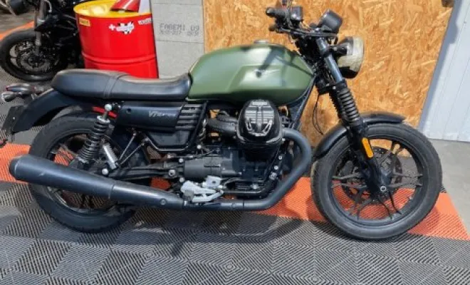 MOTO GUZZI V7 STONE 3 bridée A2, Saint-Étienne, Diagnostic Moto Casse
