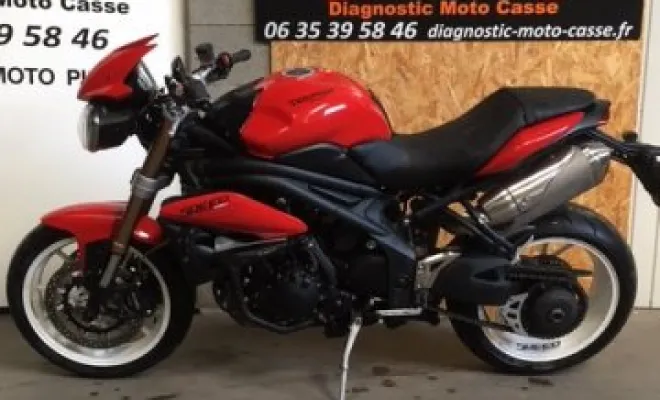 Triumph 1050 speed triple 2011, Saint-Étienne, Diagnostic Moto Casse