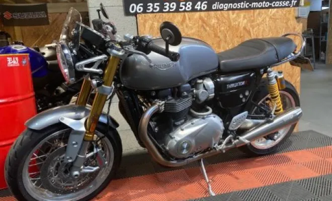 TRIUMPH 1200 THRUXTON R 2016, Saint-Étienne, Diagnostic Moto Casse