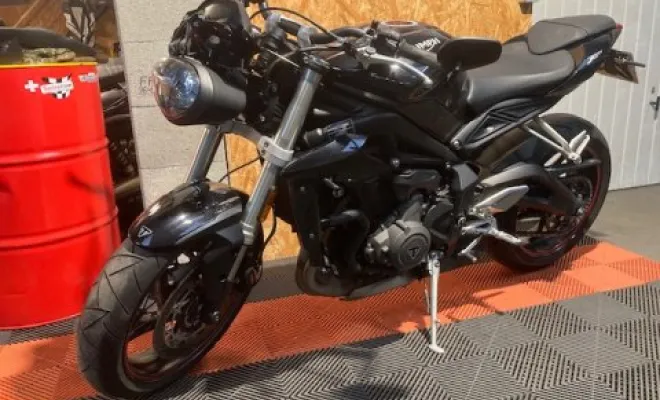 Triumph 660 street triple A2, Saint-Étienne, Diagnostic Moto Casse