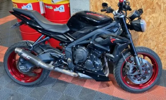 TRIUMPH 675 R STREET TRIPLE 2014 ABS, Saint-Étienne, Diagnostic Moto Casse