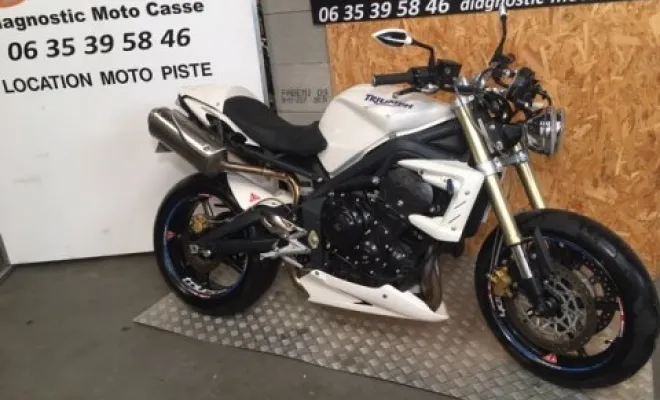 Triumph 675 street triple 2009, Saint-Étienne, Diagnostic Moto Casse