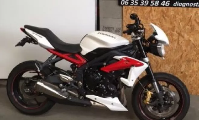 Triumph 675 street triple R 2014, Saint-Étienne, Diagnostic Moto Casse