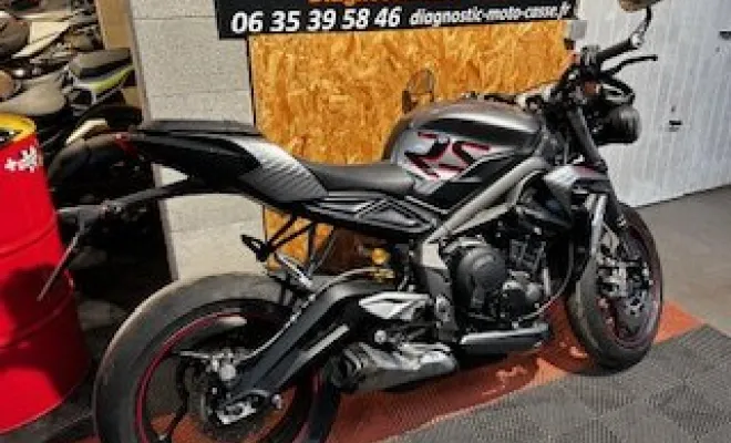 TRIUMPH 765 RS 2022, Saint-Étienne, Diagnostic Moto Casse