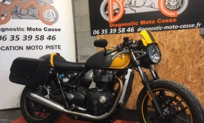 Triumph Street Cup 2017 abs bridée A2, Saint-Étienne, Diagnostic Moto Casse